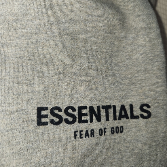 Essentials Gray Hoodie Jacket - Picture 6 of 11